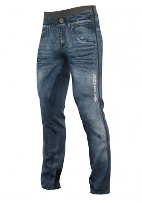 Pánské kalhoty Crazy Pant Backslash Man Print Light Jeans